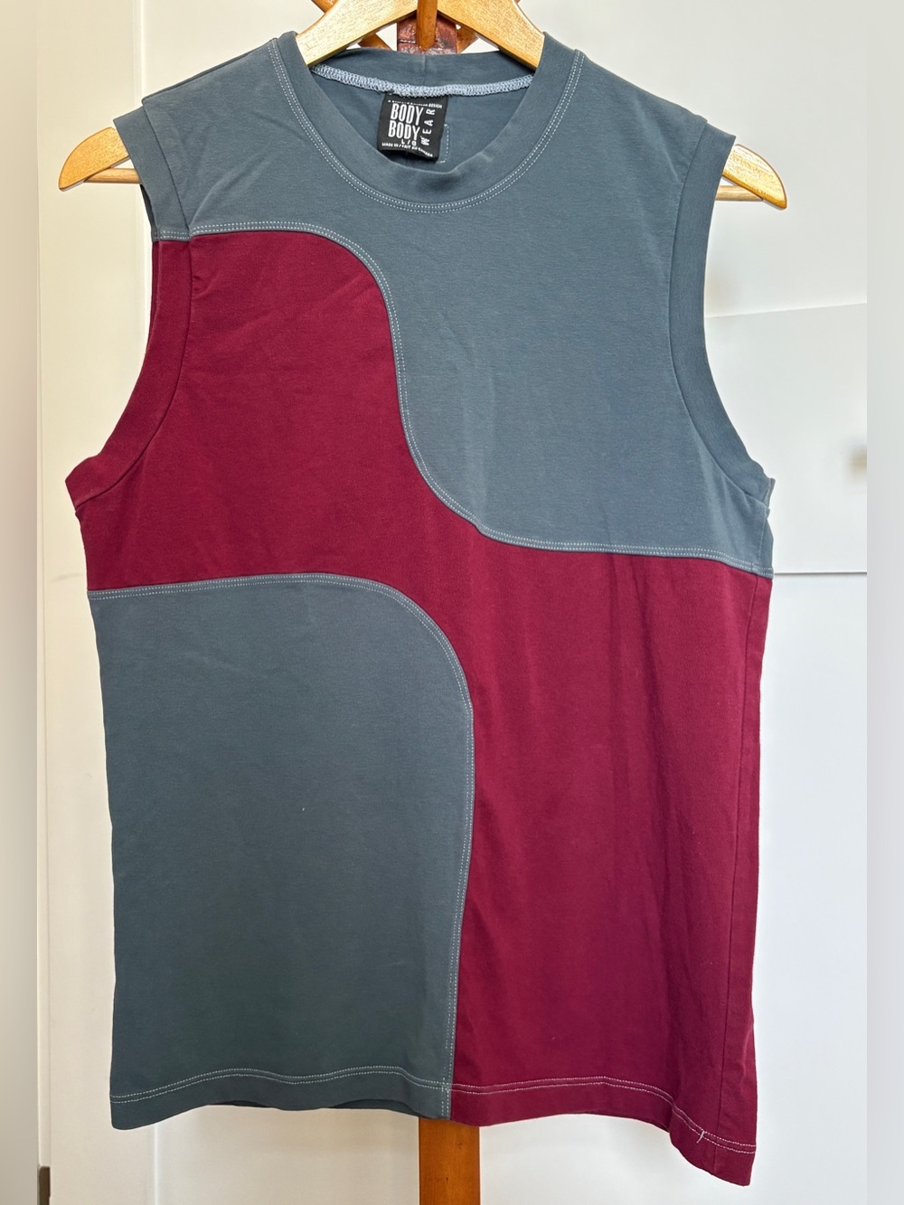 VTG Body Body Wear Tank Top | Stephen Sandler Colorblock Y2K Archive L